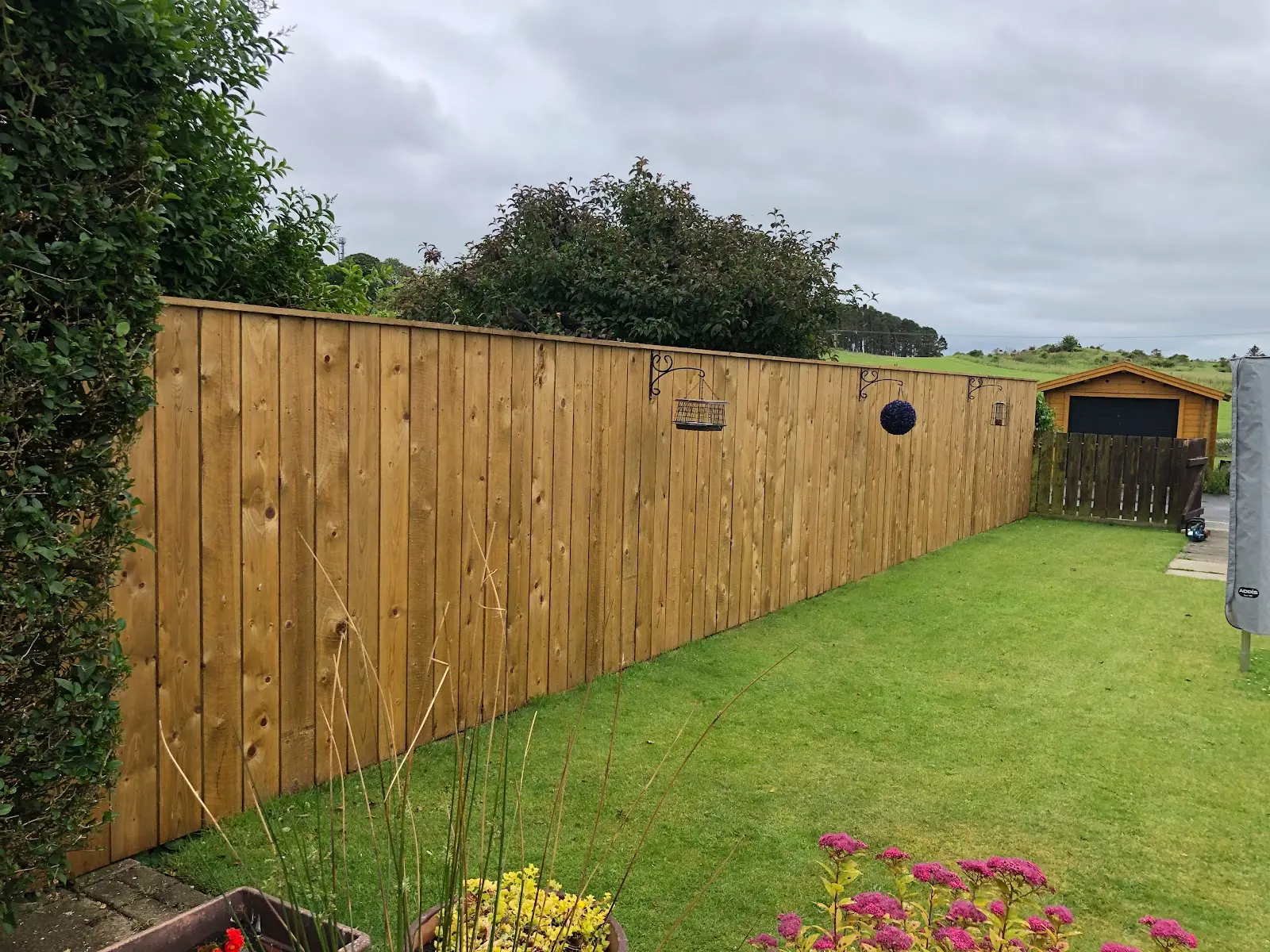 Concrete Post Fencing Bucksburn Concrete post and gravel board fencing installation in Bucksburn Aberdeen