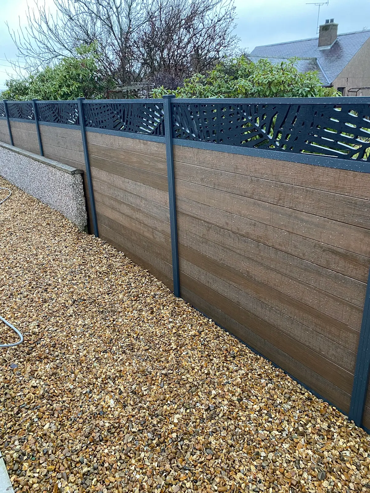 Timber Entrance Gate & Fence Blackburn Side entrance gate and security boundary fence in Blackburn