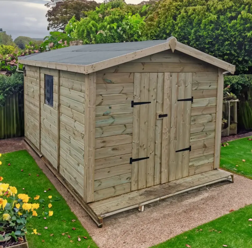 Custom Timber Garden Shed built in Aberdeen by N.PAS