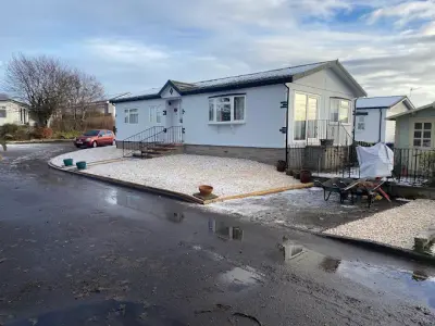 Decorative gravel patio pathway Aberdeen