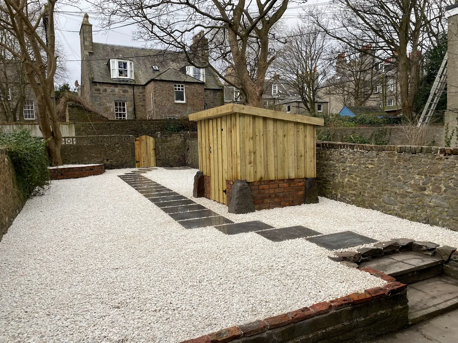 Apex Garden Shed Cults Bespoke apex roof timber garden shed in Cults Aberdeen